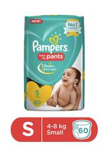 Pampers New Diapers Pants, Small (60 Count)