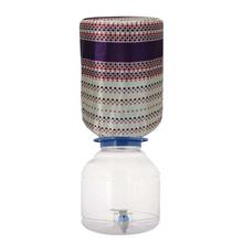 White Multicolor Polka Dotted Water Proof Jar Cover