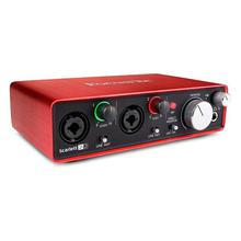 Scarlett 2i2 USB Audio Interface (2nd Generation)- Red