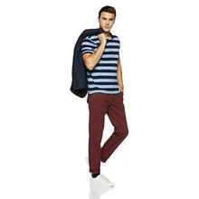 Spiritus by Pantaloons Men's Striped Regular Fit T-Shirt