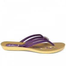 Purple Solea Rubber Sole Slippers For Women - 77035