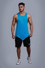 Sapphire Blue Ravic Tank Top For Men