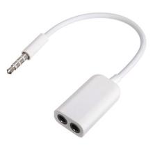 3.5mm Audio Jack Stereo Headphone Splitter Cable Adapter for iPhone iPad iPod