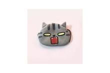 Cute Horrible Cat Face Zipper Closure Wallet