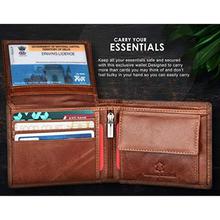 WildHorn Genuine Tan Crunch Men's Leather Wallet