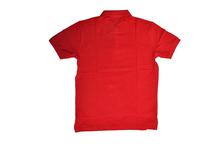 John Players Red Cotton Polo T-Shirt For Men JS28525