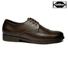 Caliber Shoes Coffee Lace Up Formal Shoes For Men - ( 419 C)