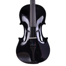 Kadence, Vivaldi 4/4 Violin With Bow, Rosin, Hard Case V001 (Black)