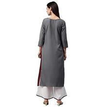 Vaamsi Women's A-Line Kurta (VPK1549_XL_Red_x-large)