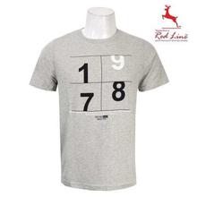 Redline 1978 Cotton T-Shirt For Men- Grey