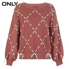 ONLY  womens' winter new loose rope lace knit sweater Trendy