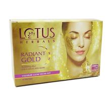 Lotus Herbals Radiant Gold Cellular Glow Facial Kit