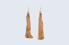 Multicolor Silk Thread Tassel Earring