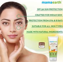 Mamaearth Ultra Light Indian Sunscreen SPF50 PA+++, 80ml