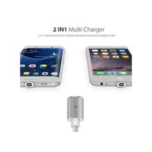 Magnetic Charging Cable, Stouch Magnetic Lightning and Micro USB Connector Adapter ( 2 in 1 )
