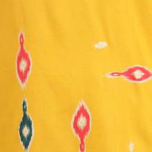 Yellow Round Neck Designed Kurti For Women