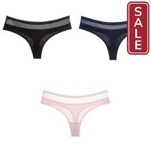 SALE - 3 Pieces Sexy Lace Woman Underwear Panty Cotton