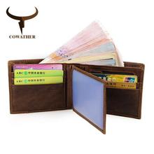 ATHER 100% top quality genuine leather men wallets