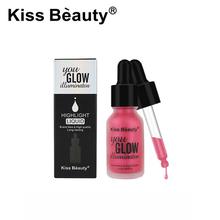 kiss beauty Liquid Highlighter Face Brighten Makeup Shimmer Bronzer Highlighter Oil illuminating glow elixir Cosmetics