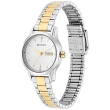 Titan Lagan Silver Dial Analog Watch for Women 2656BM01