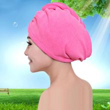 Women Bathroom Super Absorbent Quick-drying Thicker microfiber Bath Towel Hair Dry Cap Salon Towel