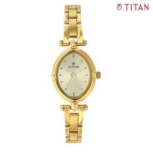 Titan Karishma Analog Champagne Dial Women's Watch - 2419YM02