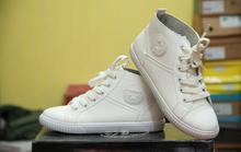 White Sporty Fashionable Ankle Length Sneakers