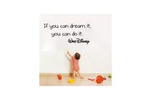 Walt Disney Quote Home Decor Art Wall Sticker