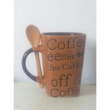 Coffee Mug with Spoon