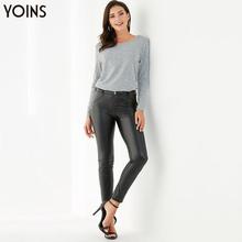 YOINS 2019 Spring Autumn Winter Women Sweaters Bowknot Round