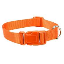 Nylon Adjustable Dog Collar-Orange (DB-7)