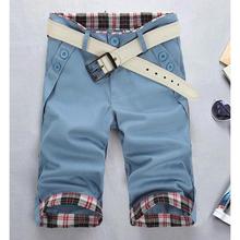 Men's casual shorts _ summer men's casual shorts plaid