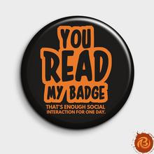 You Read My Badge