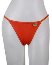 Orange Cotton Solid Panty For Women- 6422