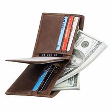 Top Quality Men's Wallet Genuine Leather Wallet Men Splice