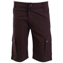 Maroon Cotton Casual Half Pant For Men-MTR3069