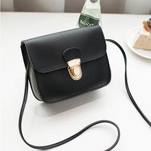 Metal Style Buckle Retro Messenger Bag for Women (Black 41001280)