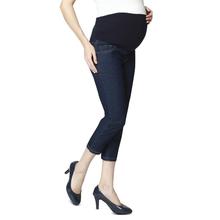 Nine Maternity Slim Fit Capri In Blue Denim-(CPSCA14-3062)