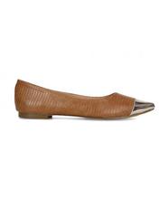 Carlton London Tan Belly Shoes For Women (CLCLL-4240TAN)