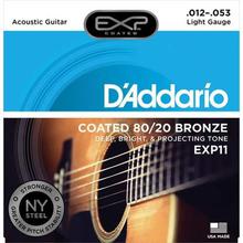 D'addario EXP11 Coated 80/20 Bronze Acoustic Guitar String