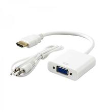 Gold Plated ​HDMI To VGA Converter - White