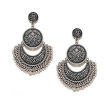 Yellow Chimes Oxidized Silver Gold Indian Traditional Collection