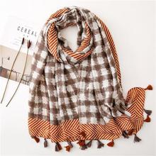 Korean Style Sun Protection Premium Printed Scarves For