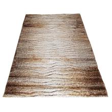 Cream/Brown Textured Fur 190cm x 130cm Flooring Rug