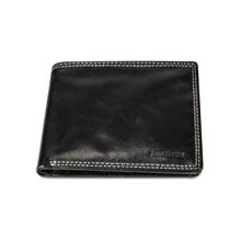 John Players Black Solid Wallet For Men - JS27614