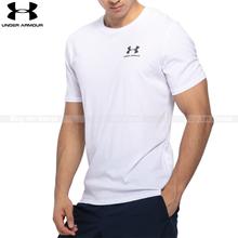 Under Armour White Sportstyle Left Chest Men’S Short Sleeve T-Shirt For Men 1326799-100