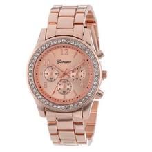 Geneva Classic Luxury Rhinestone Watch Fashion Ladies