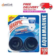 Harpic Flushmatic Twin Aquamarine Toilet Cleaner-100 gm