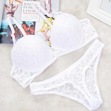 Lace Drill Lingerie Fashion New Sexy Women Push Up Underwear