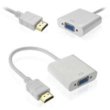 1080P Video Converter HDMI Male To VGA Female Adapter Cable